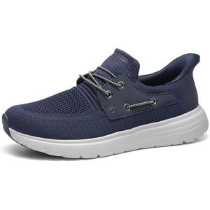 image:imageBruno Marc Mens Hands Free Slipon Loafers Casual Breathable SneakerDark Blue
