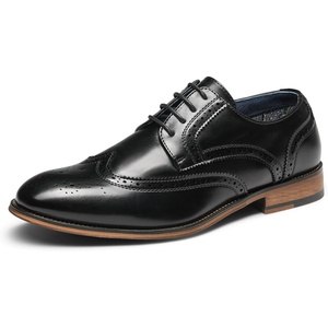 image:imageBruno Marc Mens Lace Up Soft CapToe Formal Dress ShoesBlackwingtip