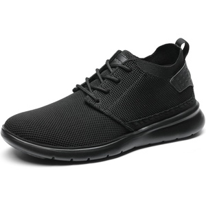 image:imageBruno Marc Mens Mesh Fabric Fashion Sneakers Casual Oxfords Lightweight Breathable Versatile Walking ShoesBlack Monochrome