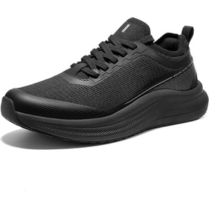 image:imageBruno Marc Mens Non Slip Lightweight Cushion Mesh Sneakers Walking Shoes Breathable Comfortable Casual ShoesAll Black