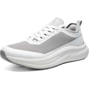 image:imageBruno Marc Mens Non Slip Lightweight Cushion Mesh Sneakers Walking Shoes Breathable Comfortable Casual ShoesWhite