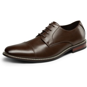 image:imageBruno Marc Mens Prince Classic Modern Formal Oxford Lace Up Dress ShoesDark Brown