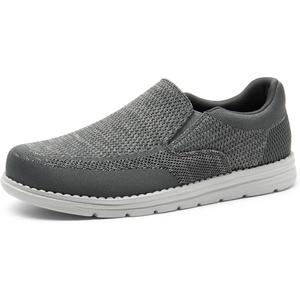 image:imageBruno Marc Mens Slipon Loafers Casual Lightweight Stretch ShoesDark Grey