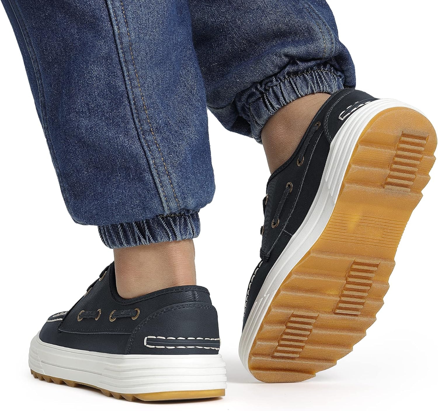 image:imageBruno Marc Boys Boat Shoes Slip on Loafers Dress Casual School ShoesBlue