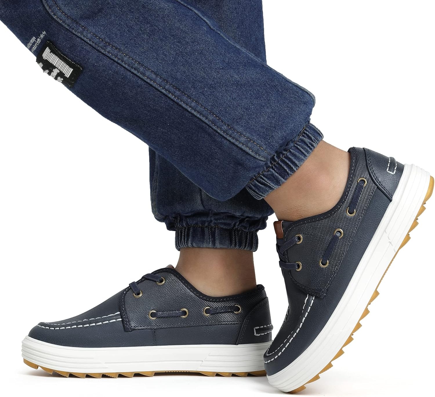 image:imageBruno Marc Boys Boat Shoes Slip on Loafers Dress Casual School ShoesBlue