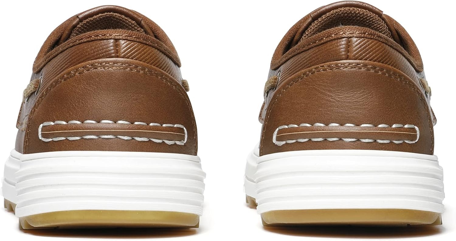 image:imageBruno Marc Boys Boat Shoes Slip on Loafers Dress Casual School ShoesBrown
