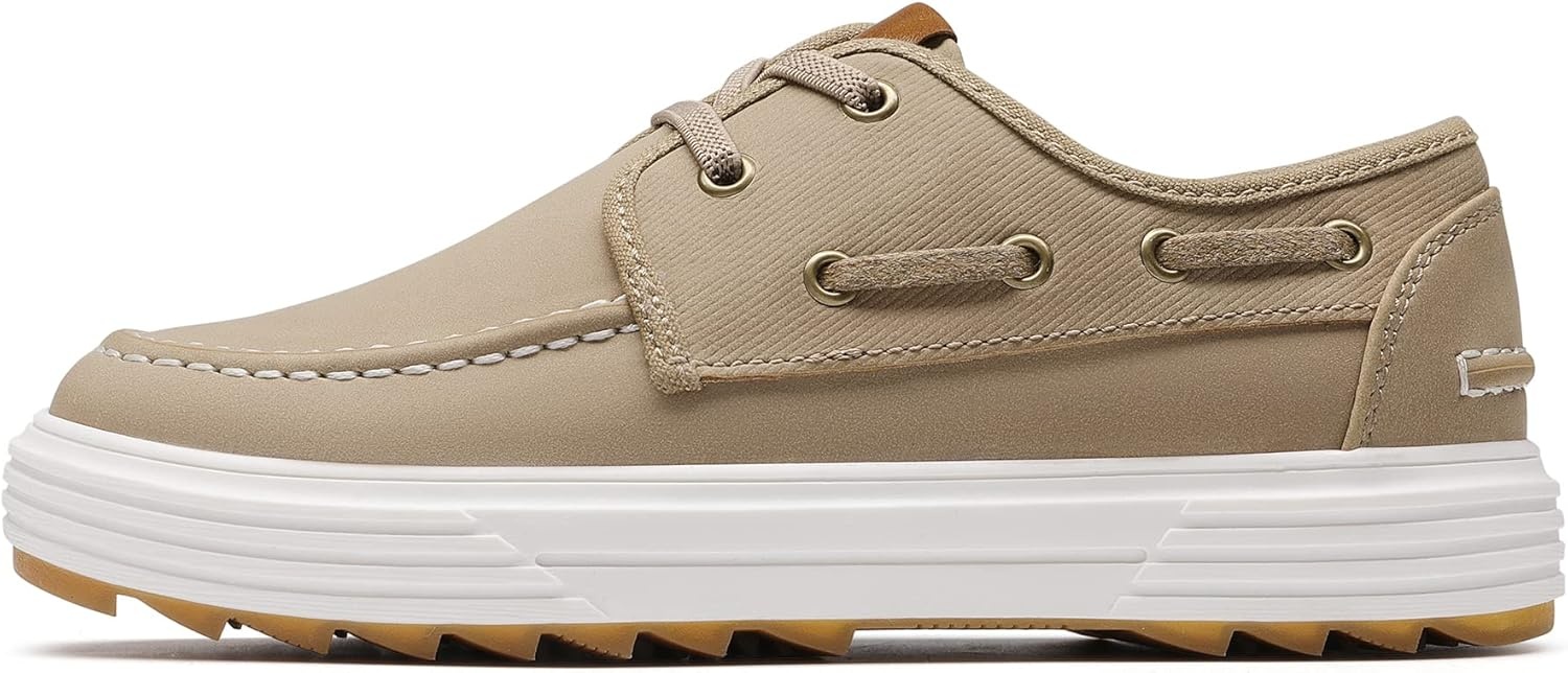 image:imageBruno Marc Boys Boat Shoes Slip on Loafers Dress Casual School ShoesTan