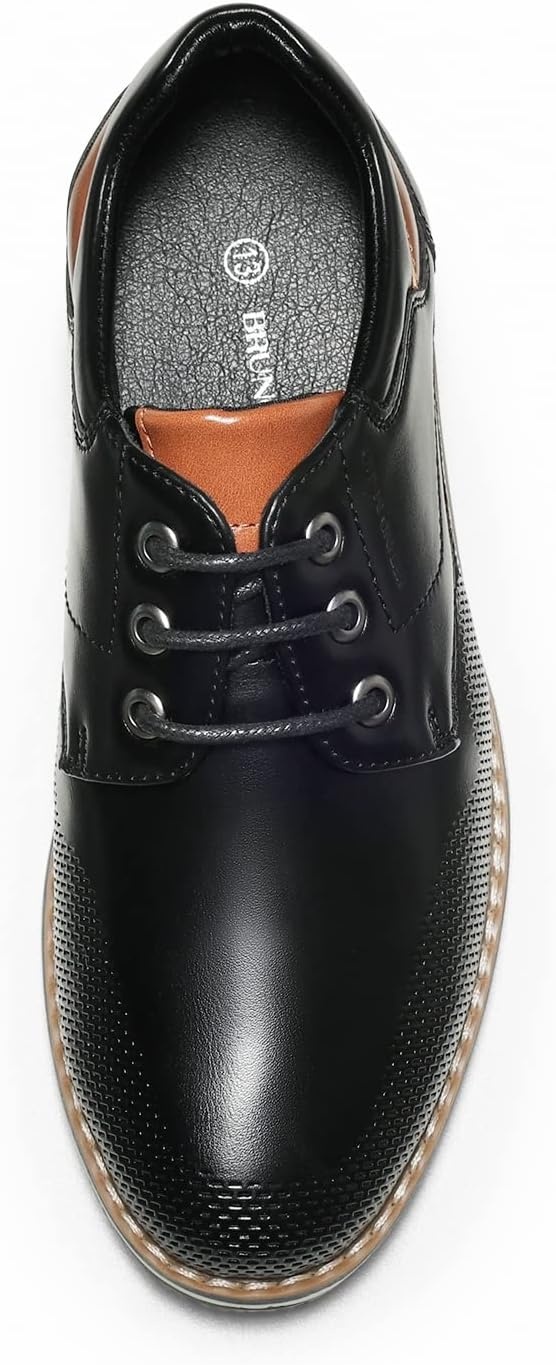 image:imageBruno Marc Boys Casual Dress Oxford Comfort Uniform Formal ShoesBlack