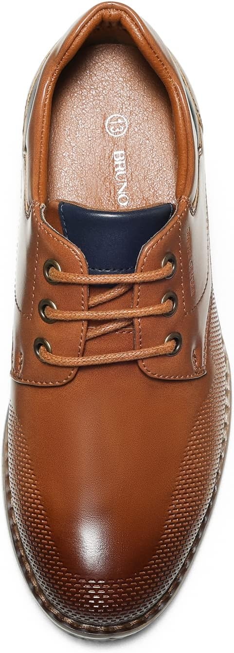 image:imageBruno Marc Boys Casual Dress Oxford Comfort Uniform Formal ShoesBrown