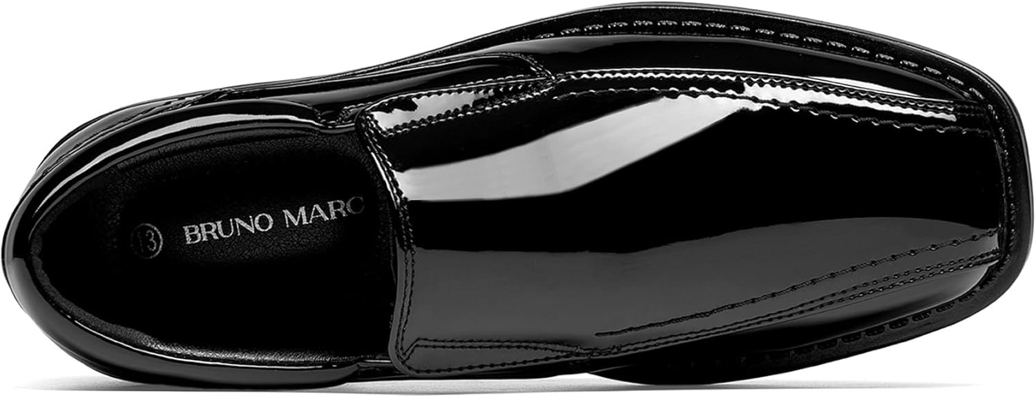 image:imageBruno Marc Boys Dress Shoes SlipOn Loafer Wedding ShoesBlackpat