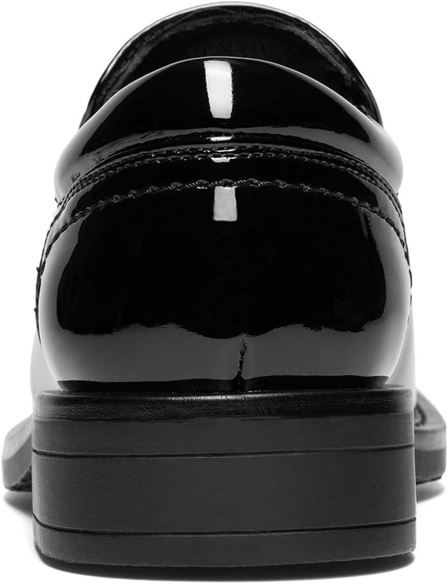 image:imageBruno Marc Boys Dress Shoes SlipOn Loafer Wedding ShoesBlackpat
