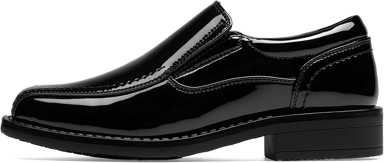 image:imageBruno Marc Boys Dress Shoes SlipOn Loafer Wedding ShoesBlackpat