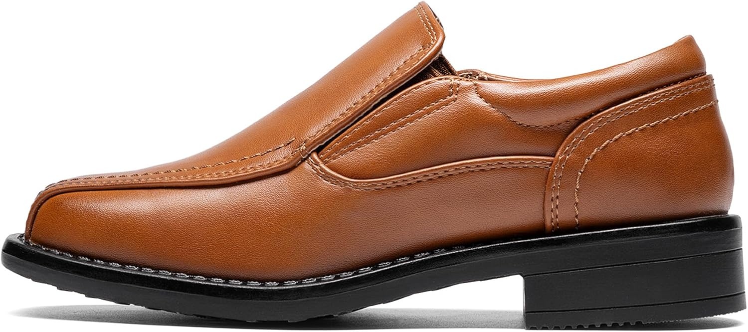 image:imageBruno Marc Boys Dress Shoes SlipOn Loafer Wedding ShoesBrown