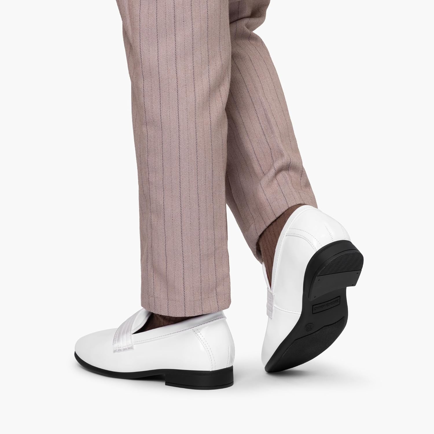 image:imageBruno Marc Boys Dress Shoes Slipon Loafers Formal Tuxedo ShoesWhite