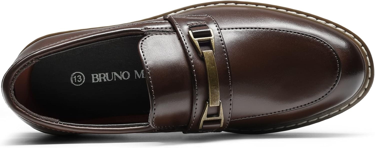 image:imageBruno Marc Boys Dress Slipon Penny LoaferToddlerLittle KidBig KidDark Brown