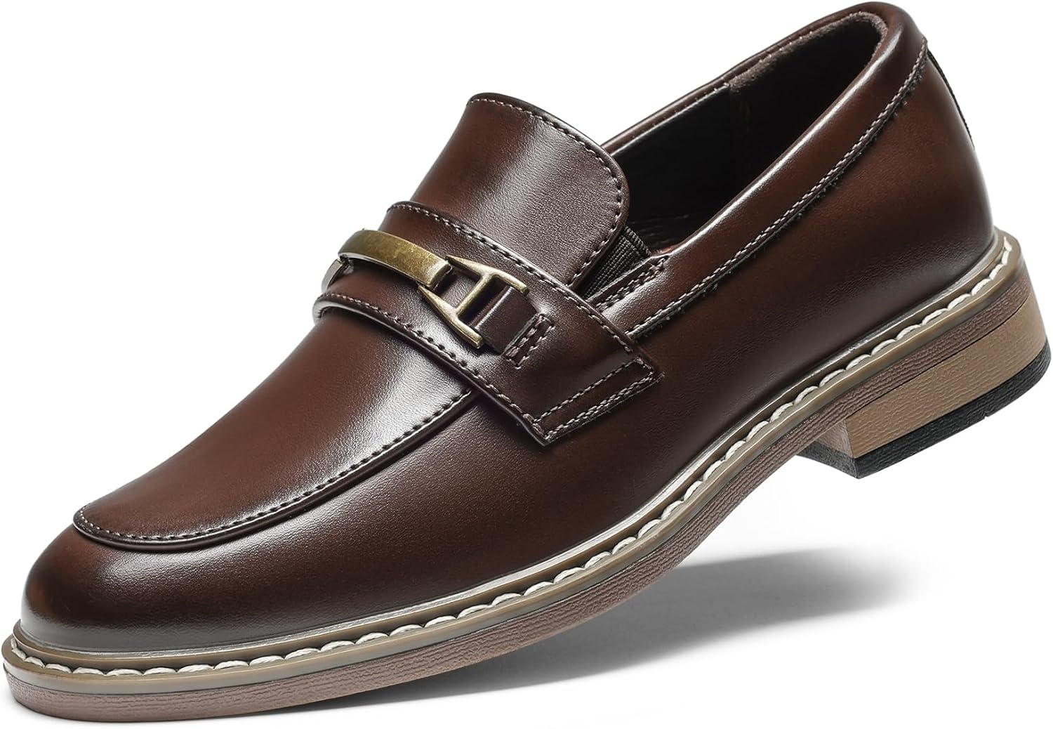 image:imageBruno Marc Boys Dress Slipon Penny LoaferToddlerLittle KidBig KidDark Brown