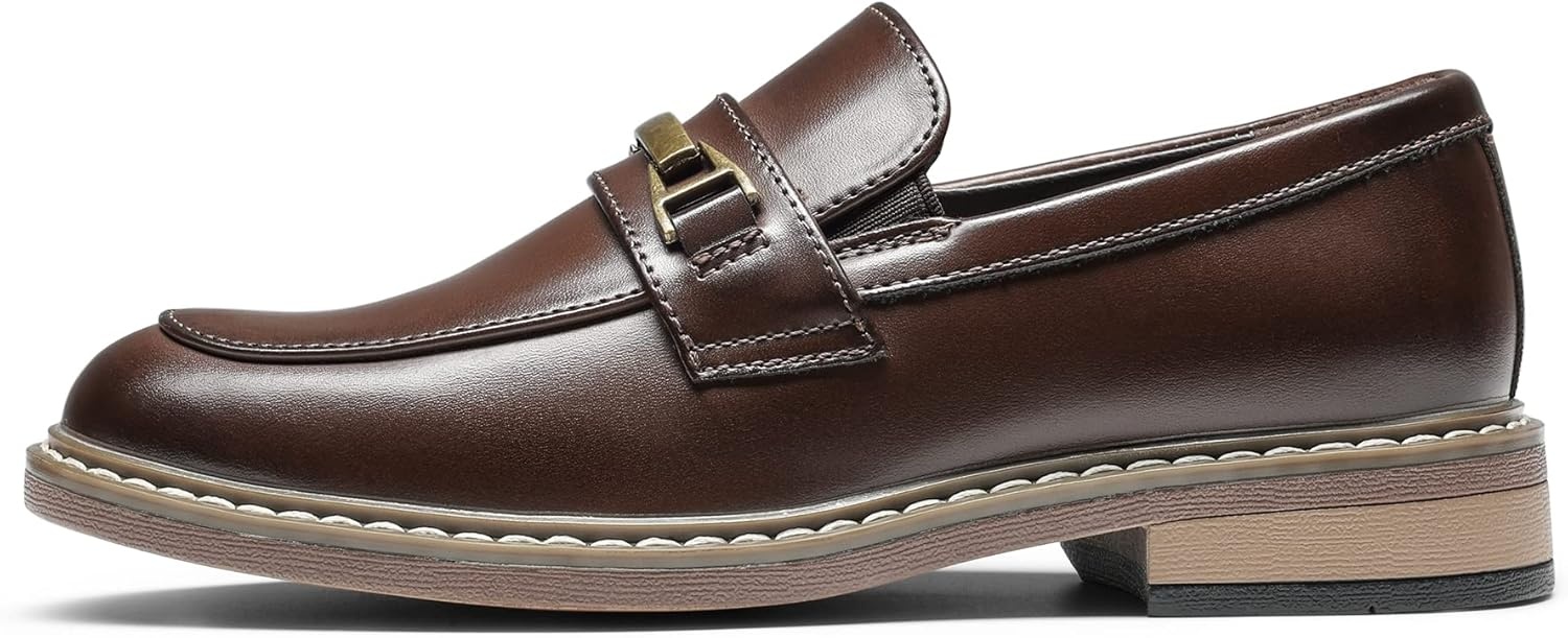 image:imageBruno Marc Boys Dress Slipon Penny LoaferToddlerLittle KidBig KidDark Brown