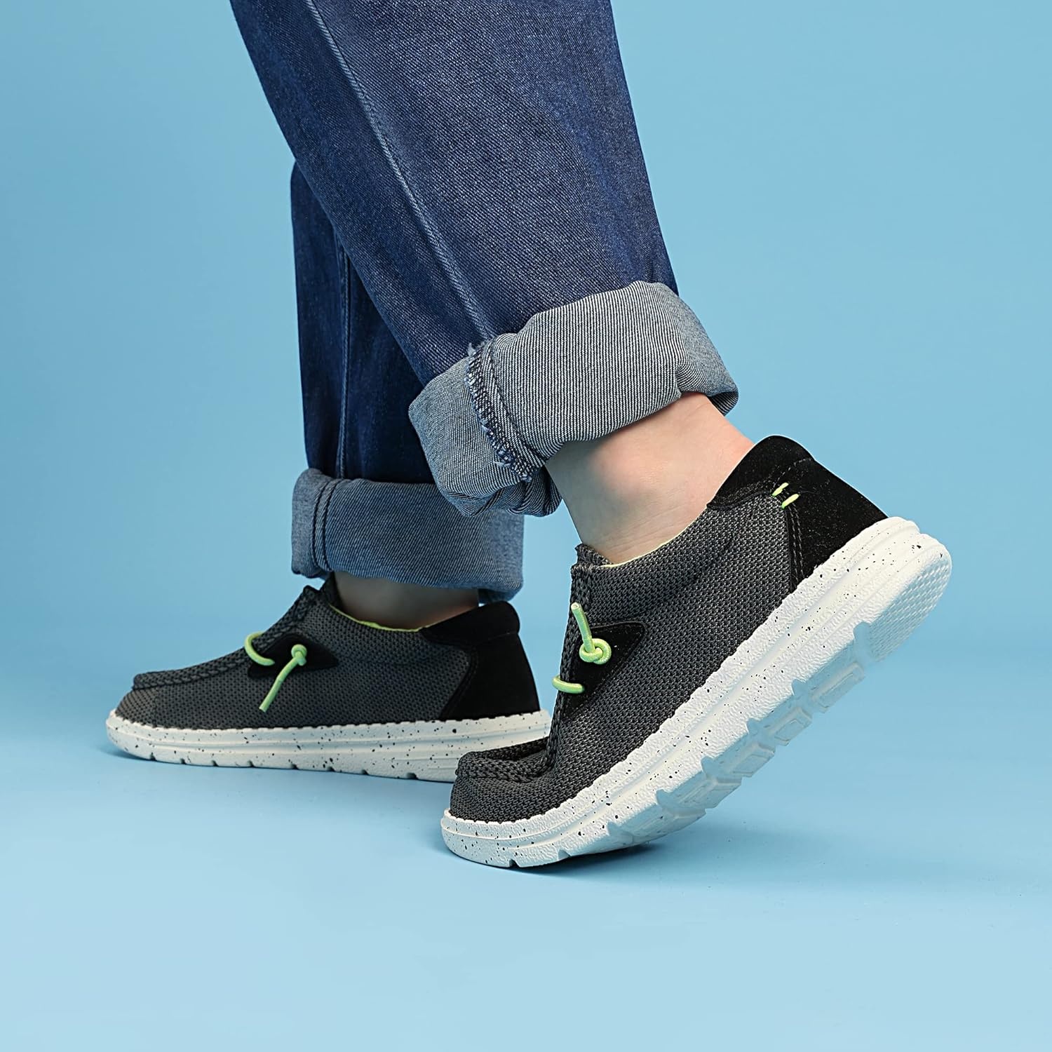 image:imageBruno Marc Boys Girls SlipOn Casual LoaferToddlerLittle KidBig KidBlack