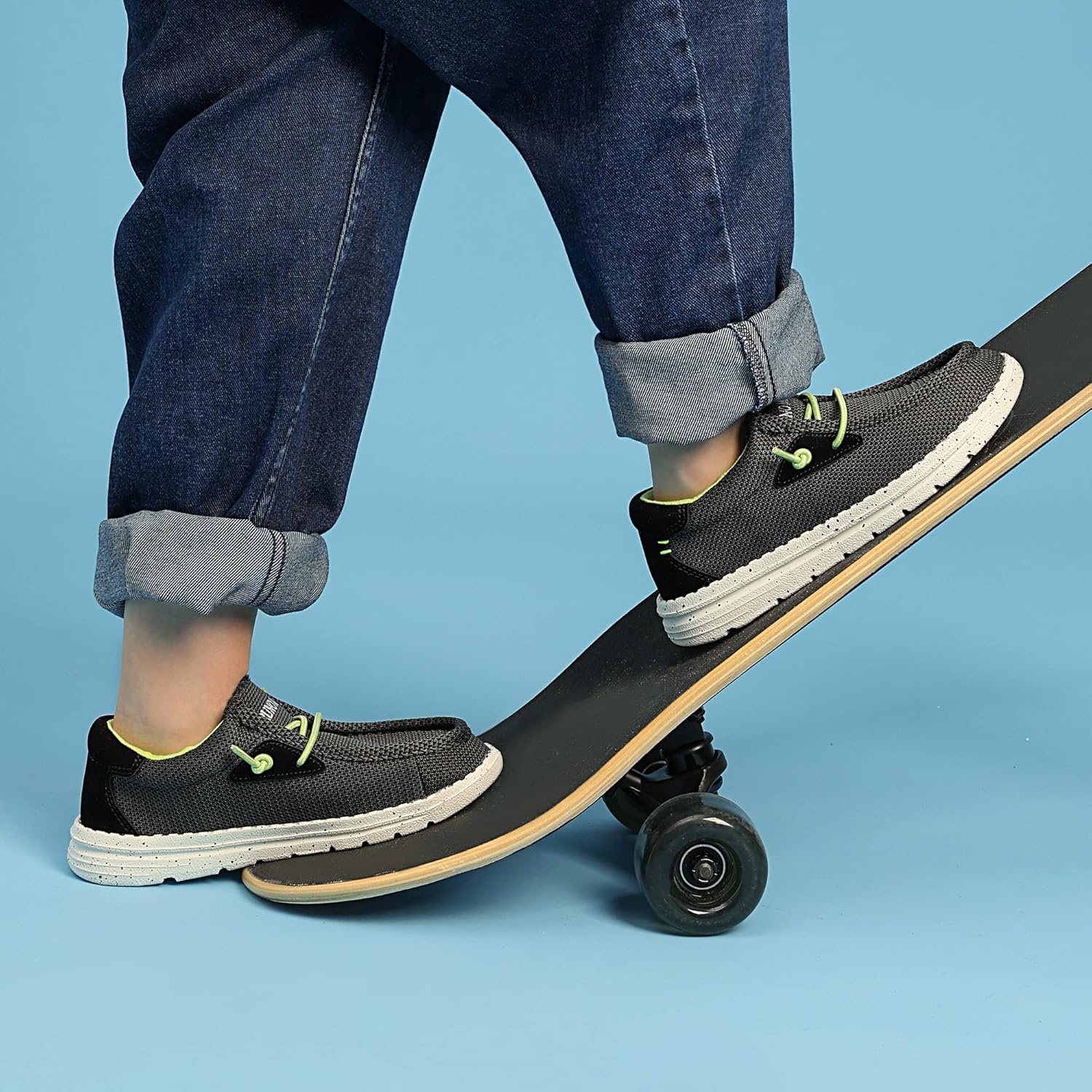 image:imageBruno Marc Boys Girls SlipOn Casual LoaferToddlerLittle KidBig KidBlack