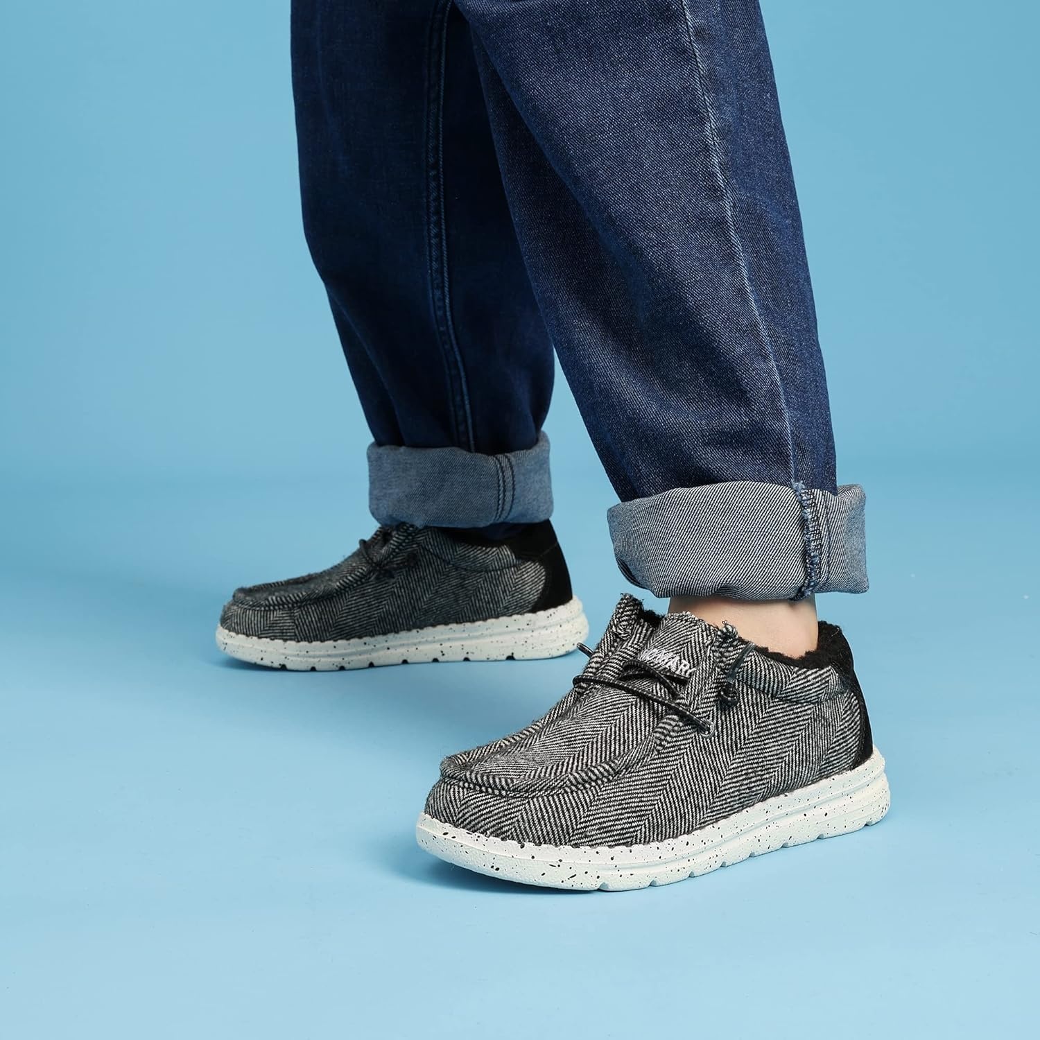 image:imageBruno Marc Boys Girls Warm Winter Loafer Fuzzy Casual Slip On Shoes ToddlerLittle KidBig KidBlack
