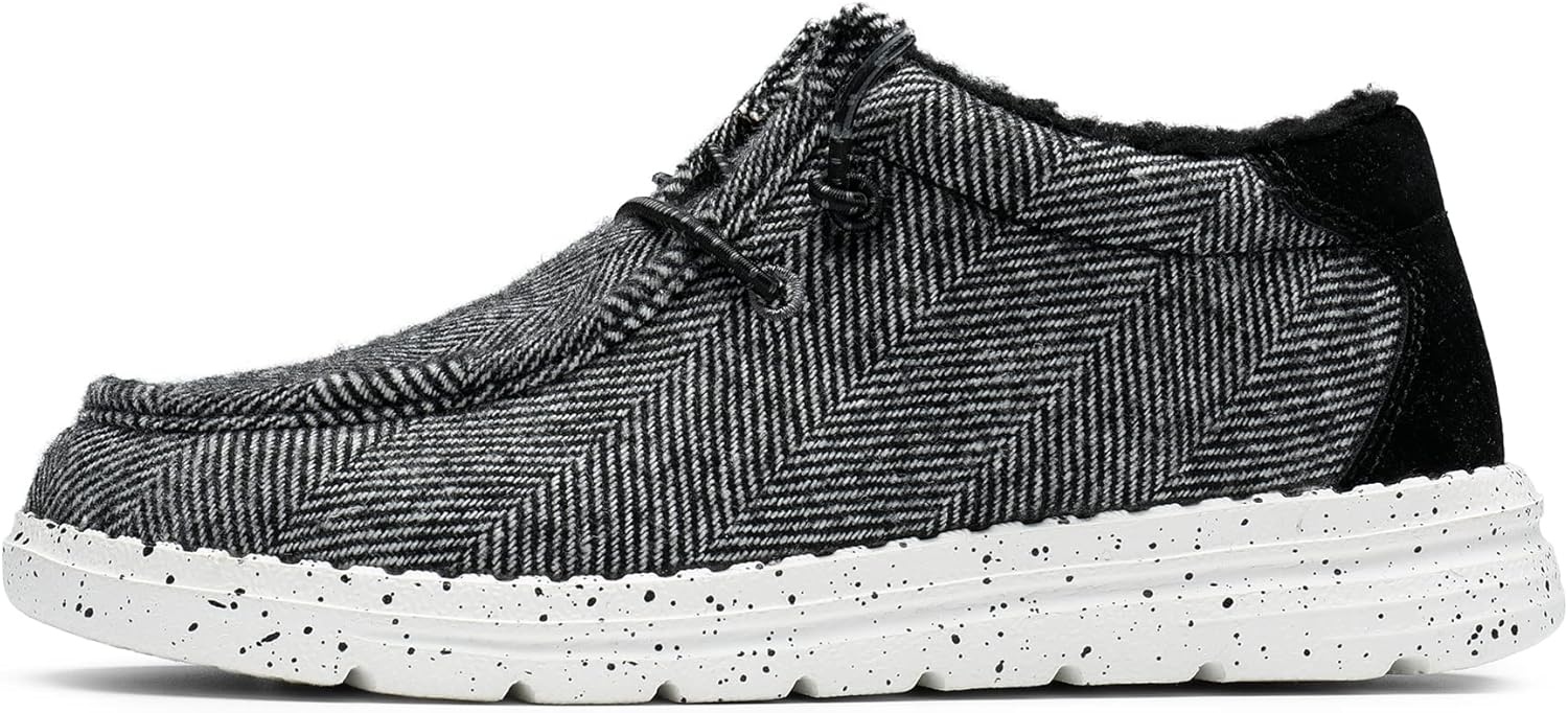 image:imageBruno Marc Boys Girls Warm Winter Loafer Fuzzy Casual Slip On Shoes ToddlerLittle KidBig KidBlack
