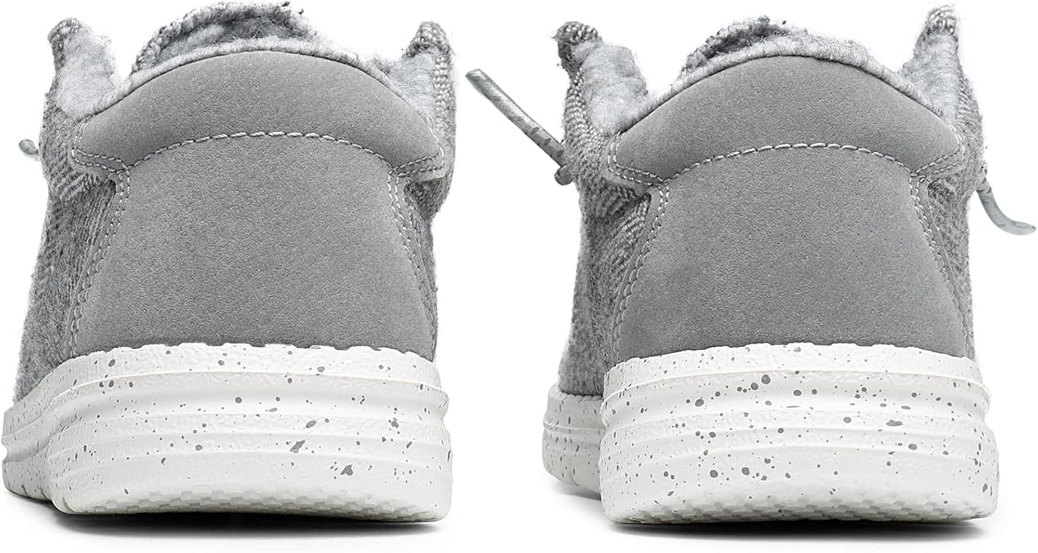 image:imageBruno Marc Boys Girls Warm Winter Loafer Fuzzy Casual Slip On Shoes ToddlerLittle KidBig KidGrey