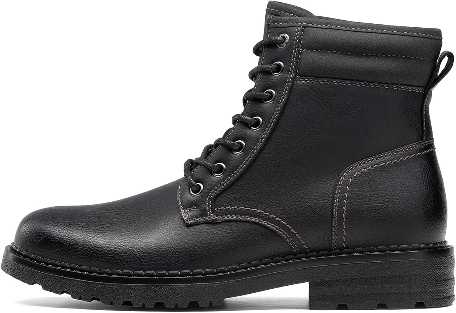 image:imageBruno Marc Mens Dress Oxford Fashion and Comfort Ankle Lace Up BootsAll Black