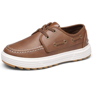 image:imageBruno Marc Boys Boat Shoes Slip on Loafers Dress Casual School ShoesBrown