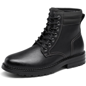 image:imageBruno Marc Mens Dress Oxford Fashion and Comfort Ankle Lace Up BootsAll Black