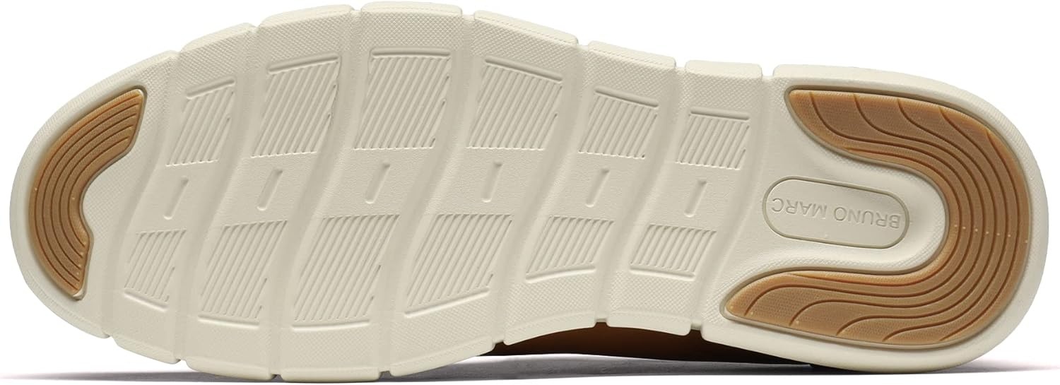 image:imageBruno Marc Mens Crossflex Oxford Dress Sneakers Casual Leather Dress ShoesBrown