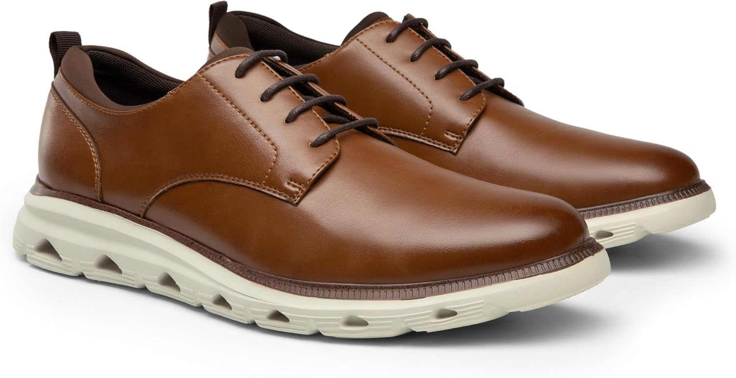 image:imageBruno Marc Mens Dress Sneakers Casual Lace up Oxford Formal ShoesBrown