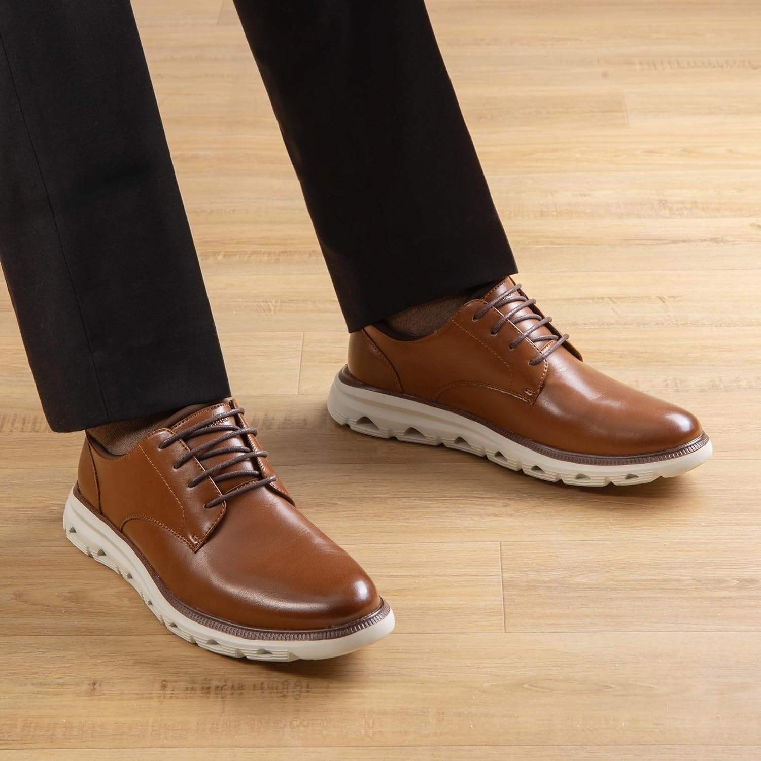 image:imageBruno Marc Mens Dress Sneakers Casual Lace up Oxford Formal ShoesBrown