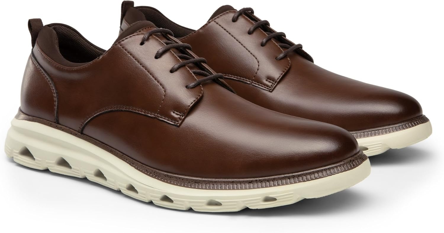 image:imageBruno Marc Mens Dress Sneakers Casual Lace up Oxford Formal ShoesDark Brown