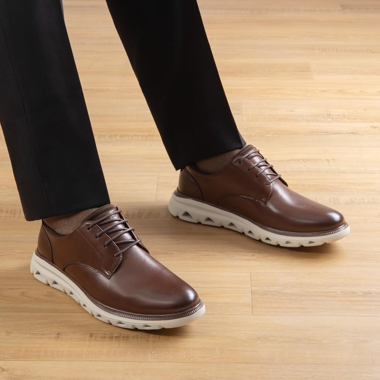 image:imageBruno Marc Mens Dress Sneakers Casual Lace up Oxford Formal ShoesDark Brown