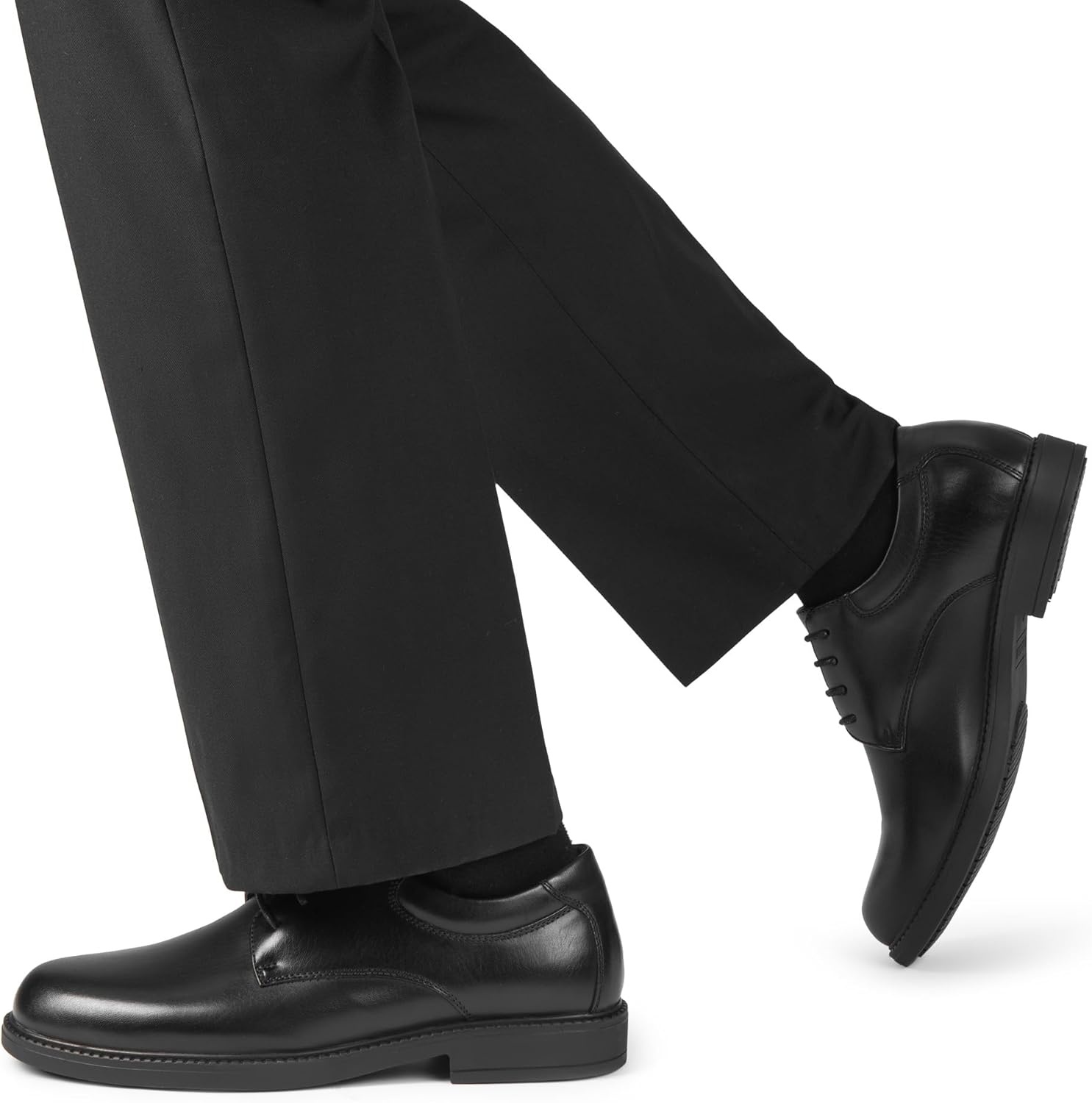 image:imageBruno Marc Mens Non Slip Work Shoes Restaurant Resistant Dress Derby ShoesAll Blackpu