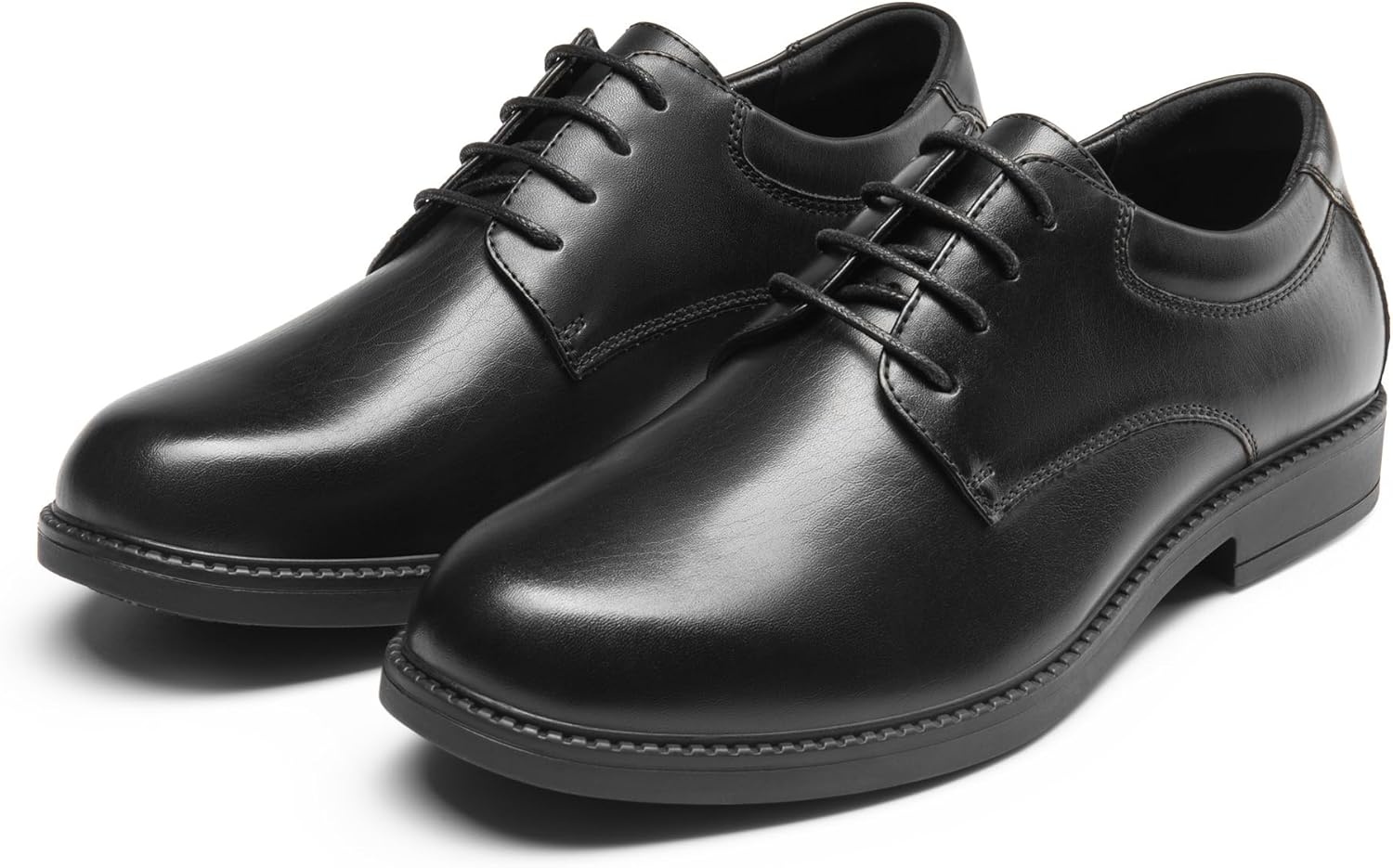 image:imageBruno Marc Mens Non Slip Work Shoes Restaurant Resistant Dress Derby ShoesAll Blackpu