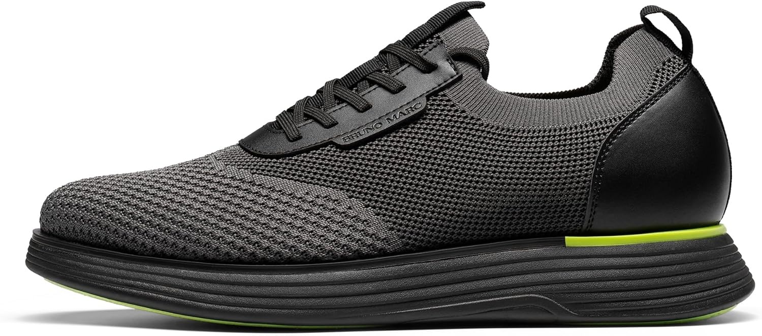 image:imageBruno Marc Mens Sbox2318m Oxford ShoesBlackNeon Green