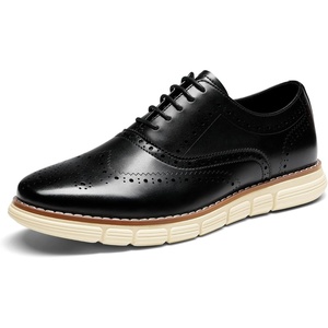 image:imageBruno Marc Mens Crossflex Dress Sneakers Wingtip Derby Casual Oxford Formal ShoesBlackwing