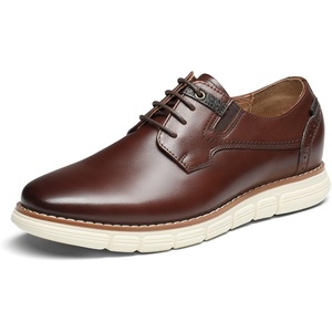 image:imageBruno Marc Mens Crossflex Oxford Dress Sneakers Casual Leather Dress ShoesDark Brown