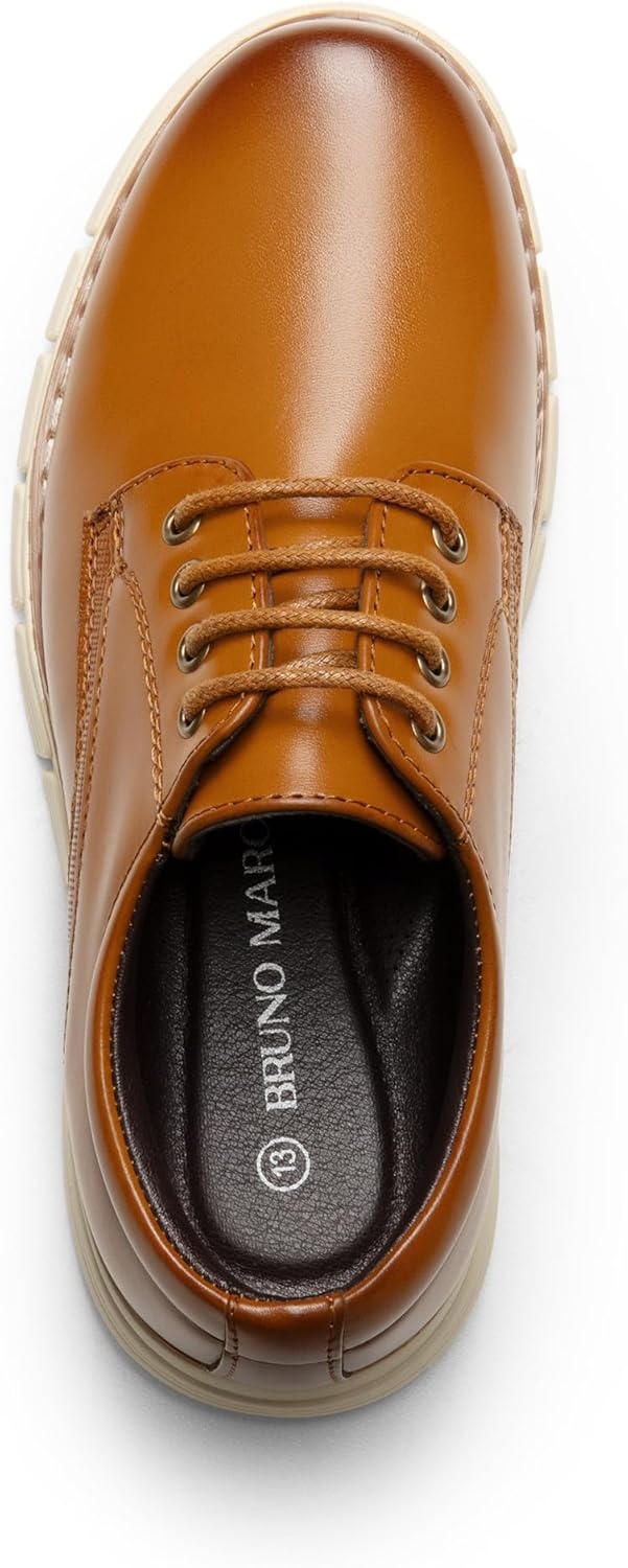 image:imageBruno Marc Boys Dress Sneakers Casual Oxford Formal ShoesBrown