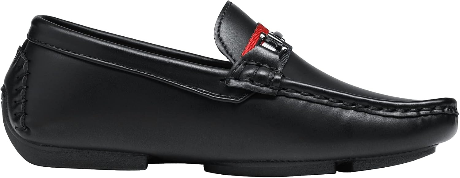image:imageBruno Marc Boys Loafer SlipOn Dress Shoes Comfortable Classic Formal Casual Shoes for KidsBlack
