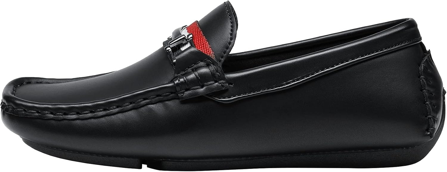 image:imageBruno Marc Boys Loafer SlipOn Dress Shoes Comfortable Classic Formal Casual Shoes for KidsBlack