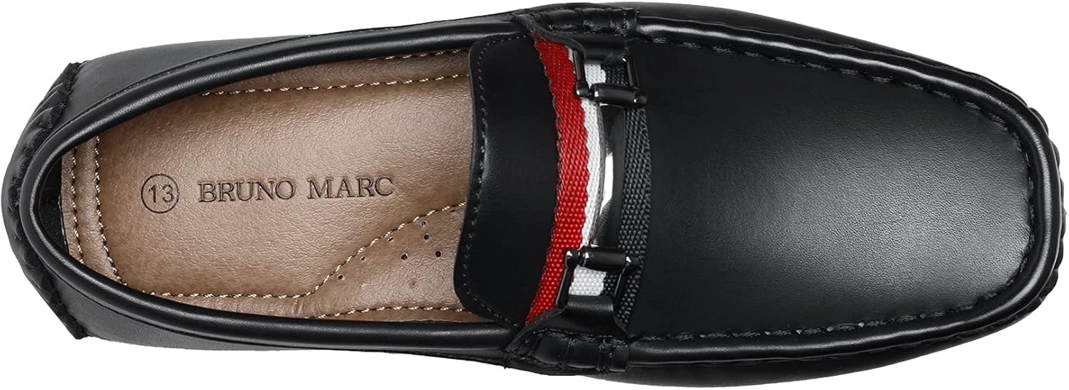 image:imageBruno Marc Boys Loafer SlipOn Dress Shoes Comfortable Classic Formal Casual Shoes for KidsBlack