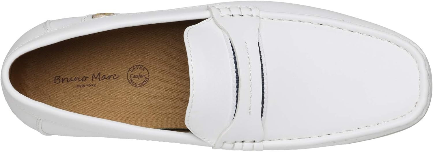 image:imageBruno Marc Mens Bush Driving Loafers Moccasins ShoesWhite