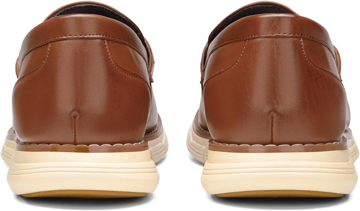 image:imageBruno Marc Mens Casual Dress Shoes Slipon Lightweight Penny Loafers EZFlex GlideBreezeBrown