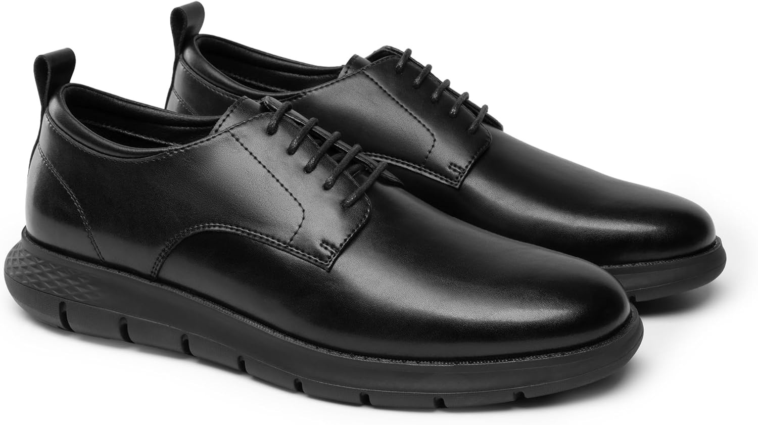 image:imageBruno Marc Mens Casual Dress Sneakers Formal Business Shoes AllDay Comfort Lightweight Cushioning Oxfords Crossflex CrestLiteAll Black