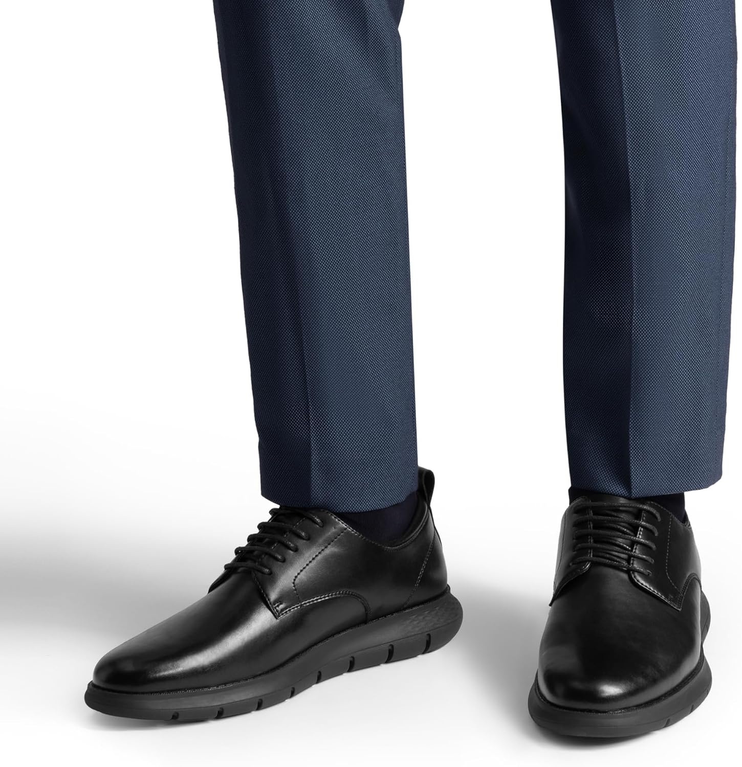 image:imageBruno Marc Mens Casual Dress Sneakers Formal Business Shoes AllDay Comfort Lightweight Cushioning Oxfords Crossflex CrestLiteAll Black