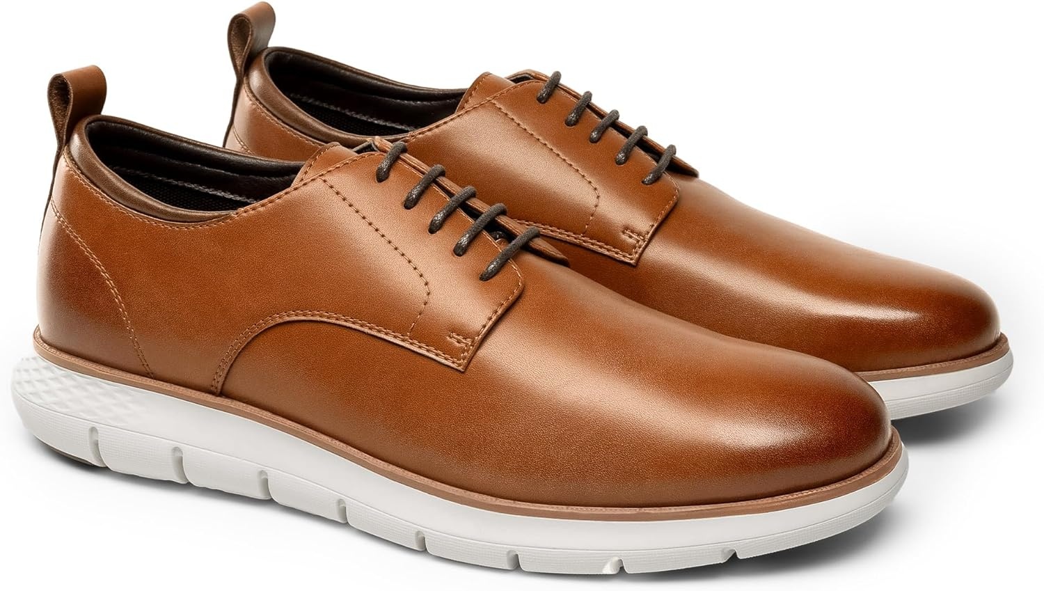 image:imageBruno Marc Mens Casual Dress Sneakers Formal Business Shoes AllDay Comfort Lightweight Cushioning Oxfords Crossflex CrestLiteBrown