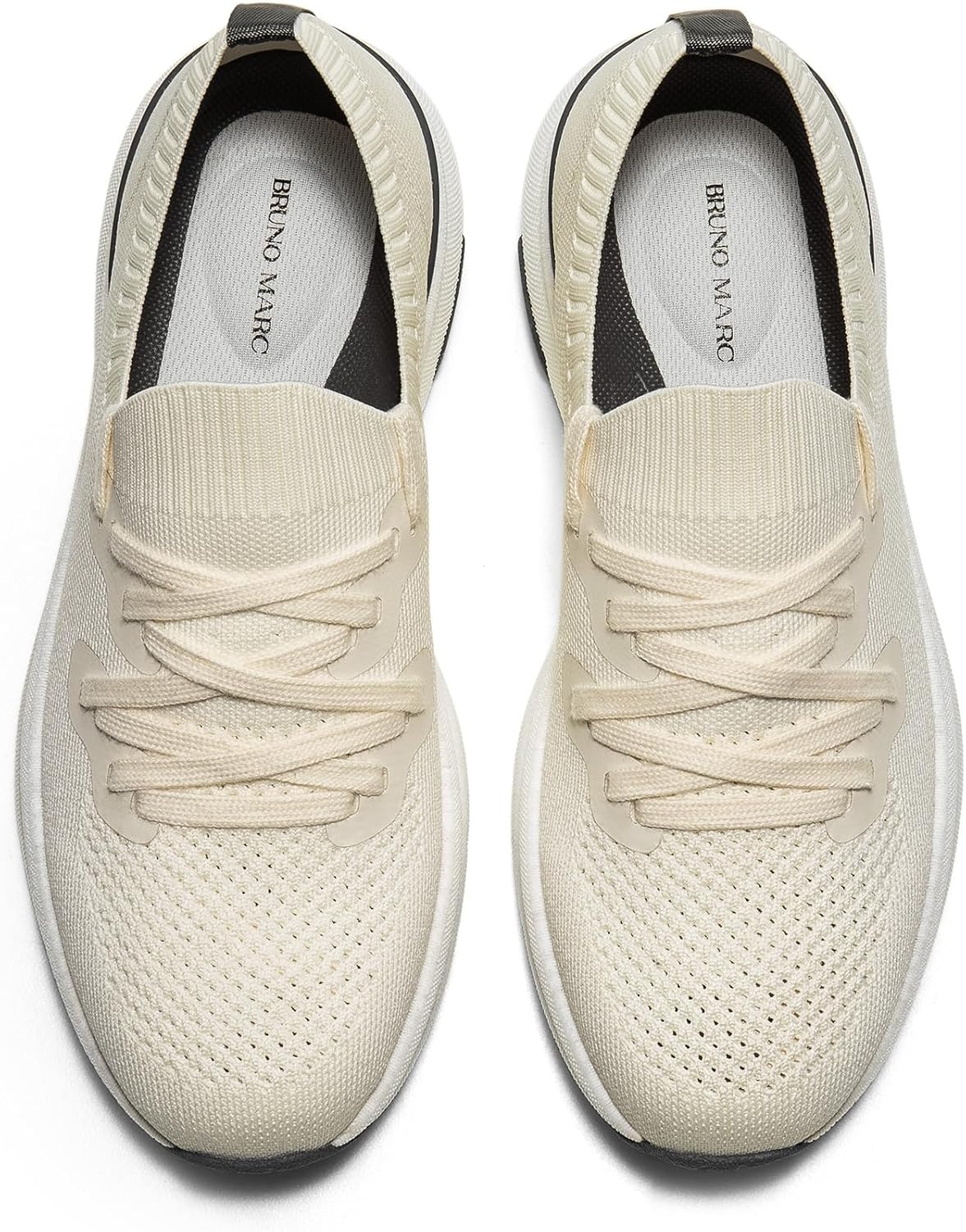 image:imageBruno Marc Mens Casual Sneakers Slip On Breathable Walking Shoes EZFlex BreezeStepepOffwhite
