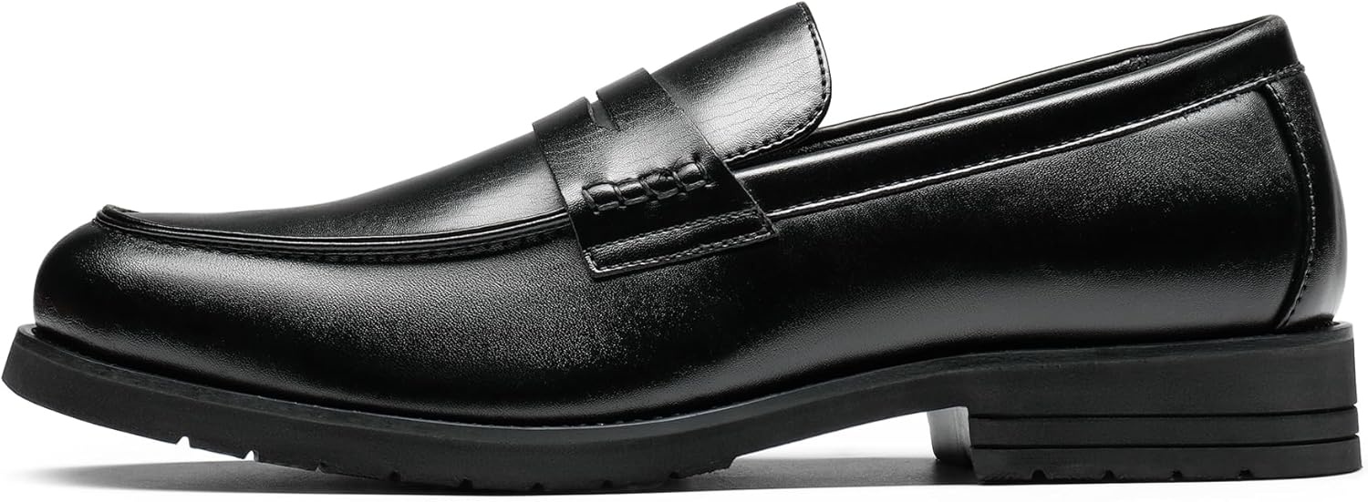 image:imageBruno Marc Mens Dress Slipon Penny Loafers Business Formal ShoesBlack